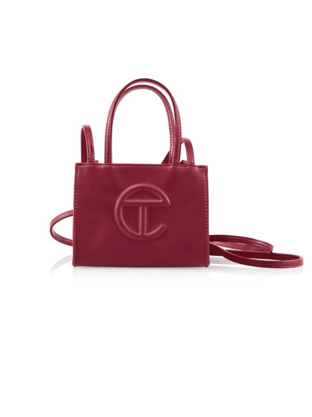 Telfar Mini Tote in Oxford Red